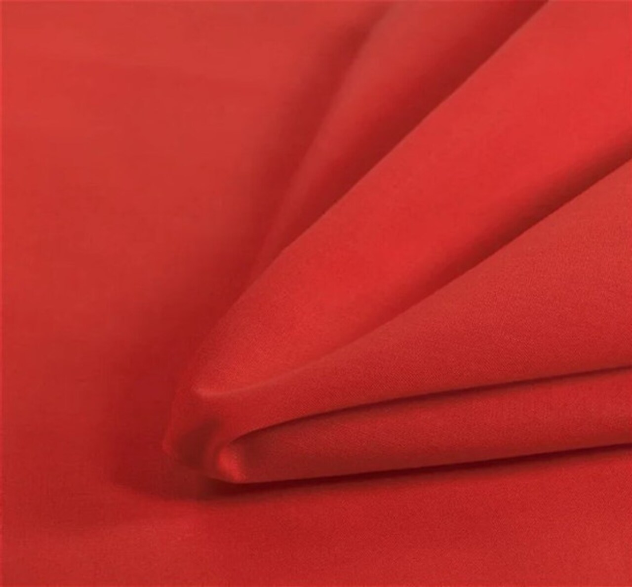 1 Yard Red Poly Cotton Fabric 58/60 Inch Wide Woven Fabric Apparel Quilting Craft Home Decor Fabric